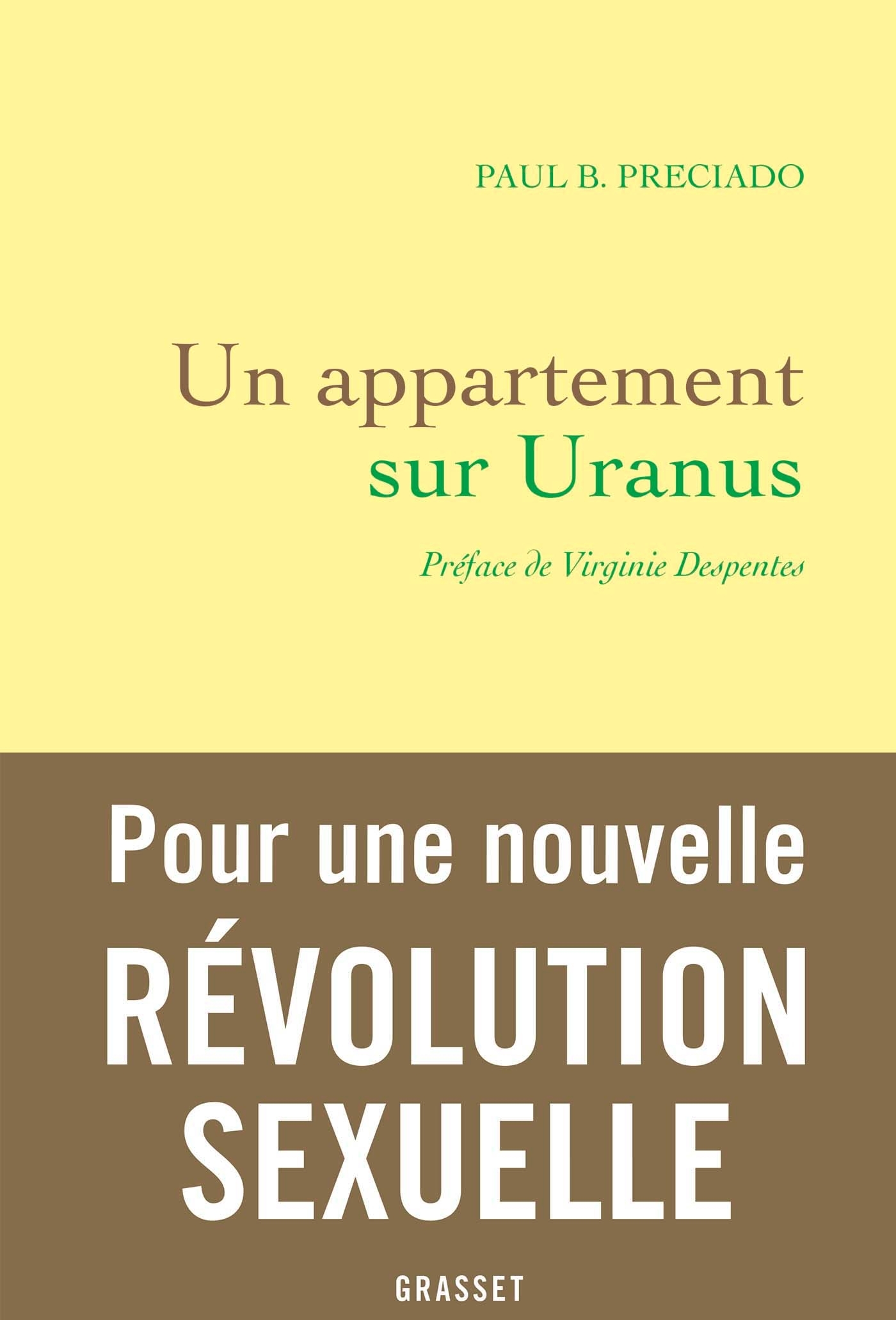 Un appartement sur Uranus - Paul B. Preciado - GRASSET