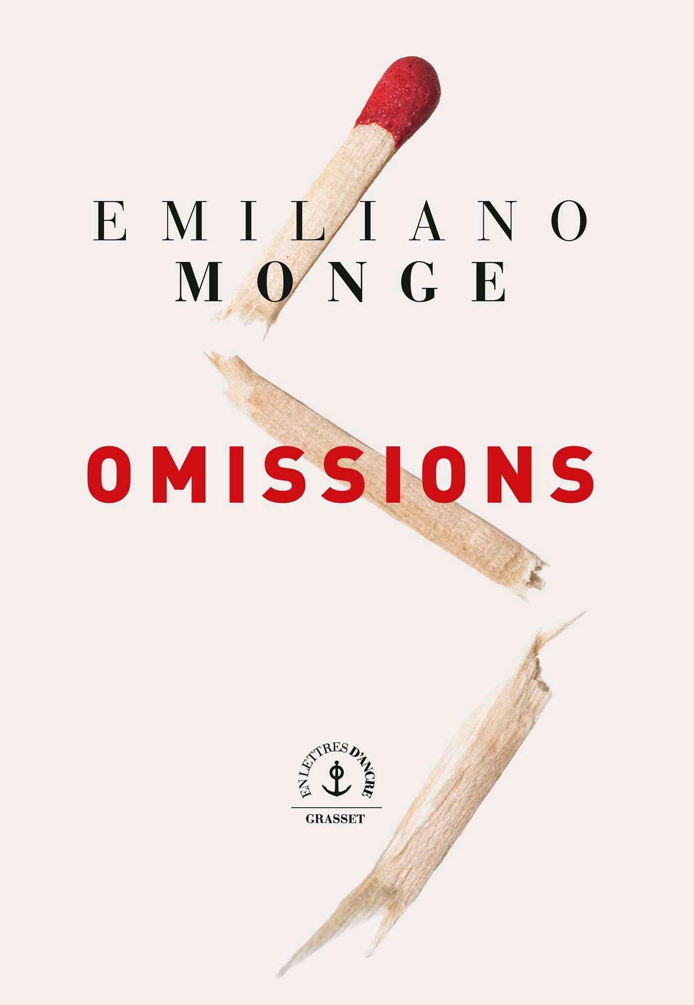 Omissions - Emiliano Monge - GRASSET