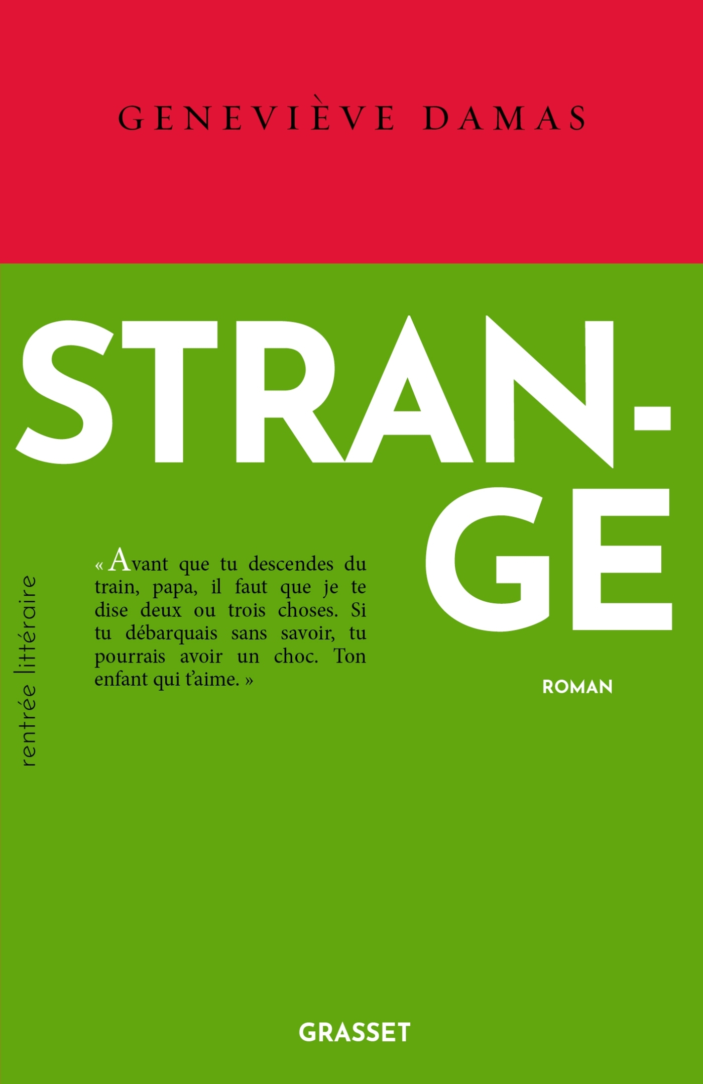 Strange - Geneviève Damas - GRASSET