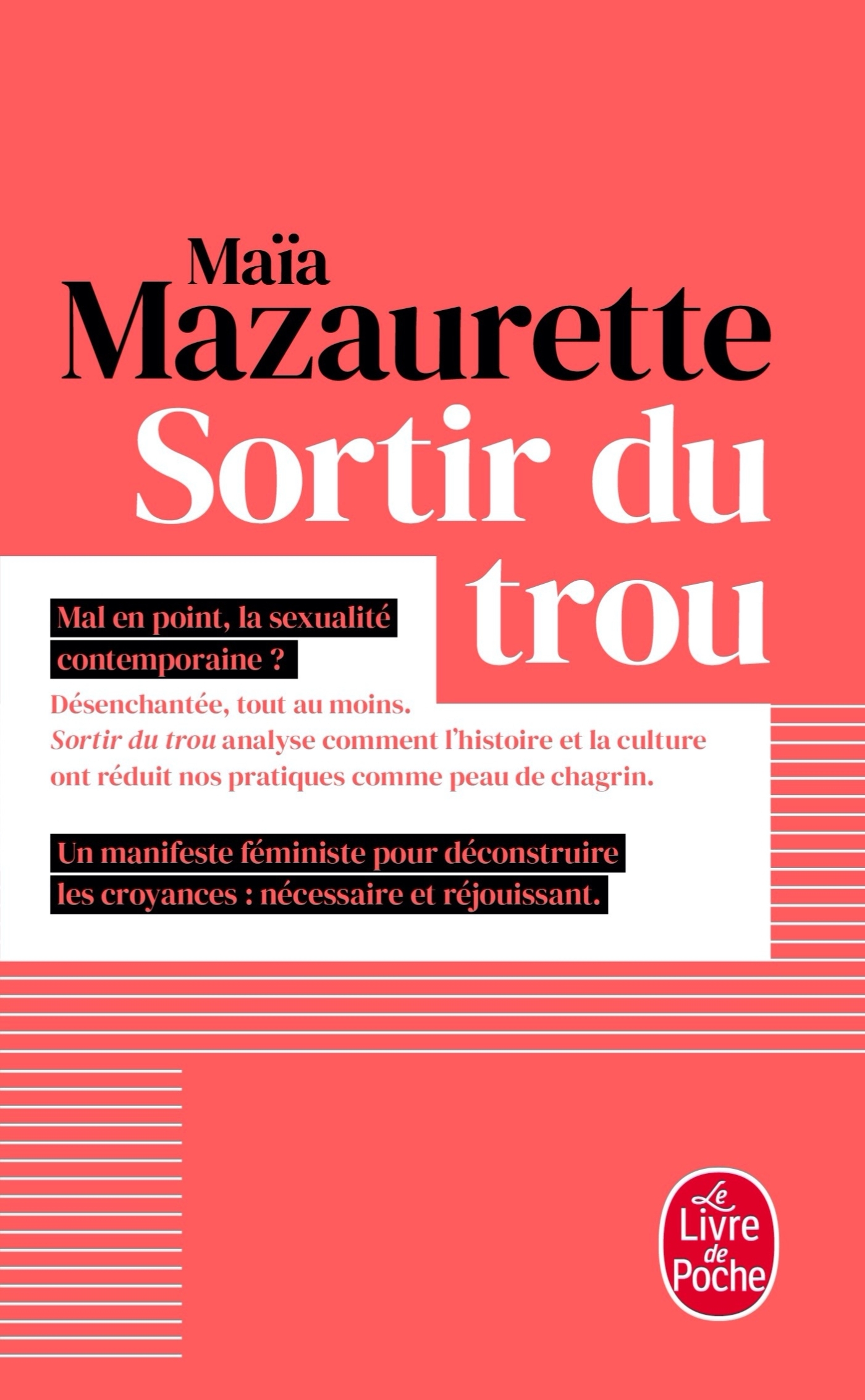 Sortir du trou - Lever la tête - Maïa Mazaurette - LGF