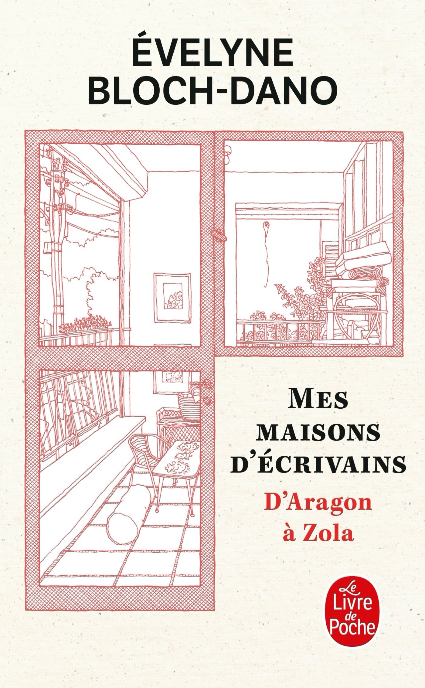 Mes maisons d'écrivains - Évelyne Bloch-Dano - LGF