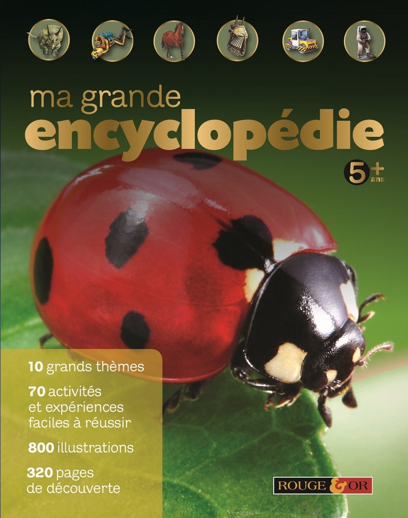 Ma grande encyclopédie 5 ans+ - Collectif Collectif - ROUGE ET OR