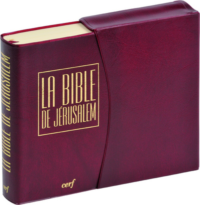 LA BIBLE DE JERUSALEM - VOYAGE - BORDEAUX SOUS ETUI - Ecole Biblique de Jerusalem Ecole Biblique de Jerusalem - CERF