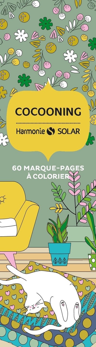 Cocooning - 60 marque-pages à colorier - Séverine Prelat - SOLAR