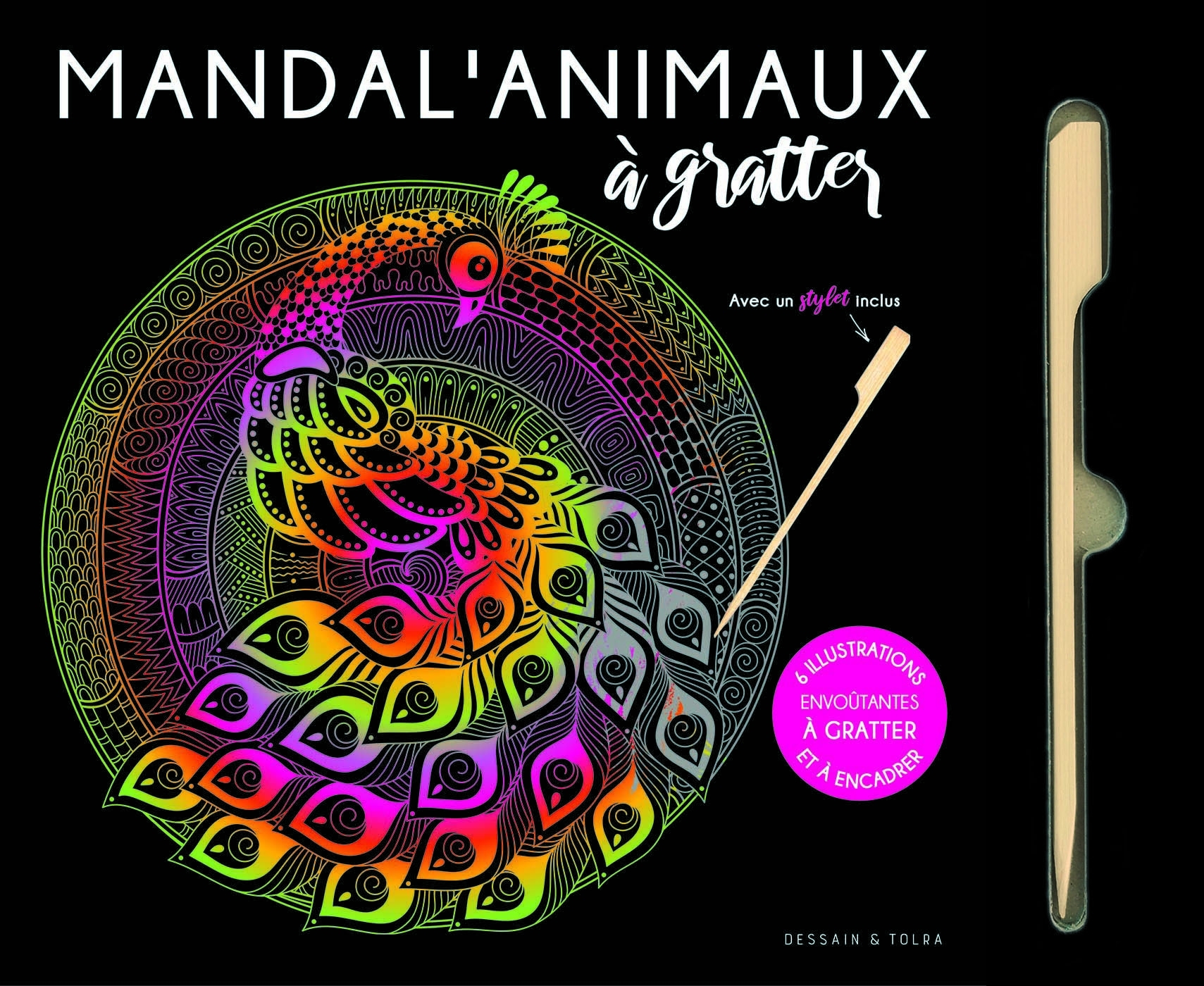 Mandal'animaux à gratter - XXX - DESSAIN TOLRA