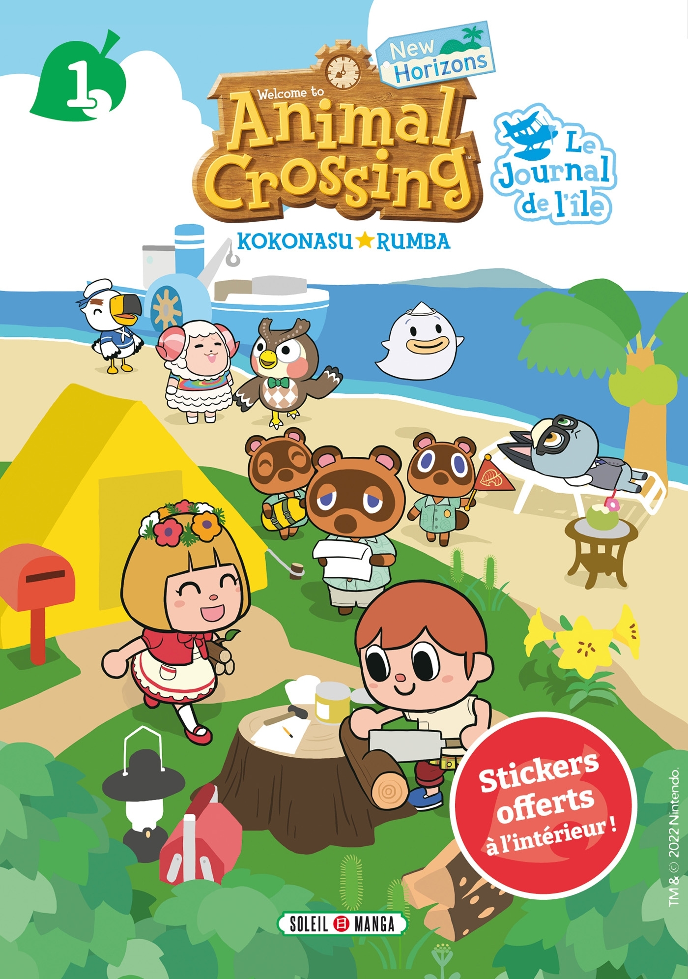 Animal Crossing : New Horizons - Le Journal de l'île T01 - Kokonasu Rumba - SOLEIL