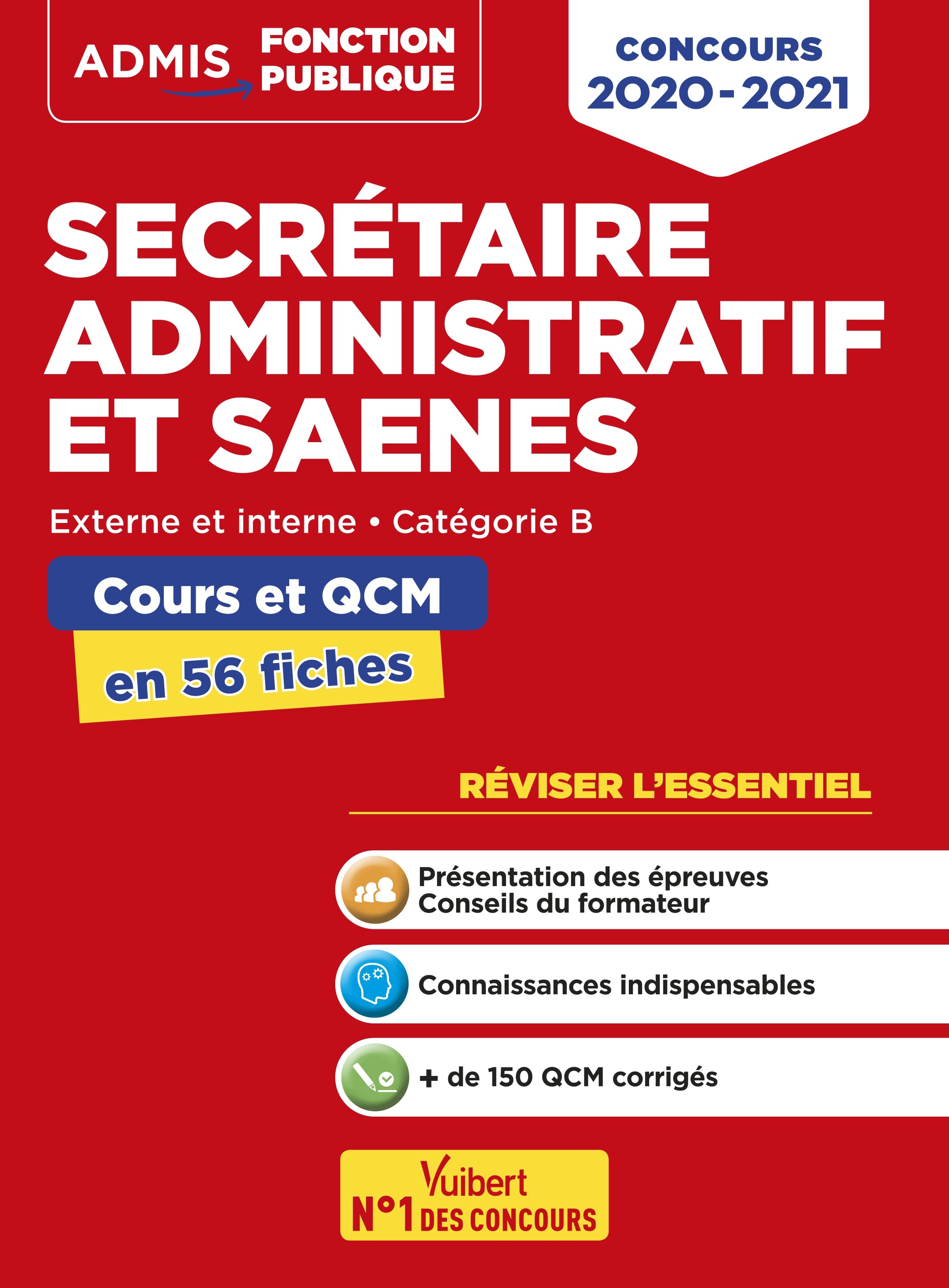 Concours Secrétaire administratif et SAENES - René Guimet - VUIBERT