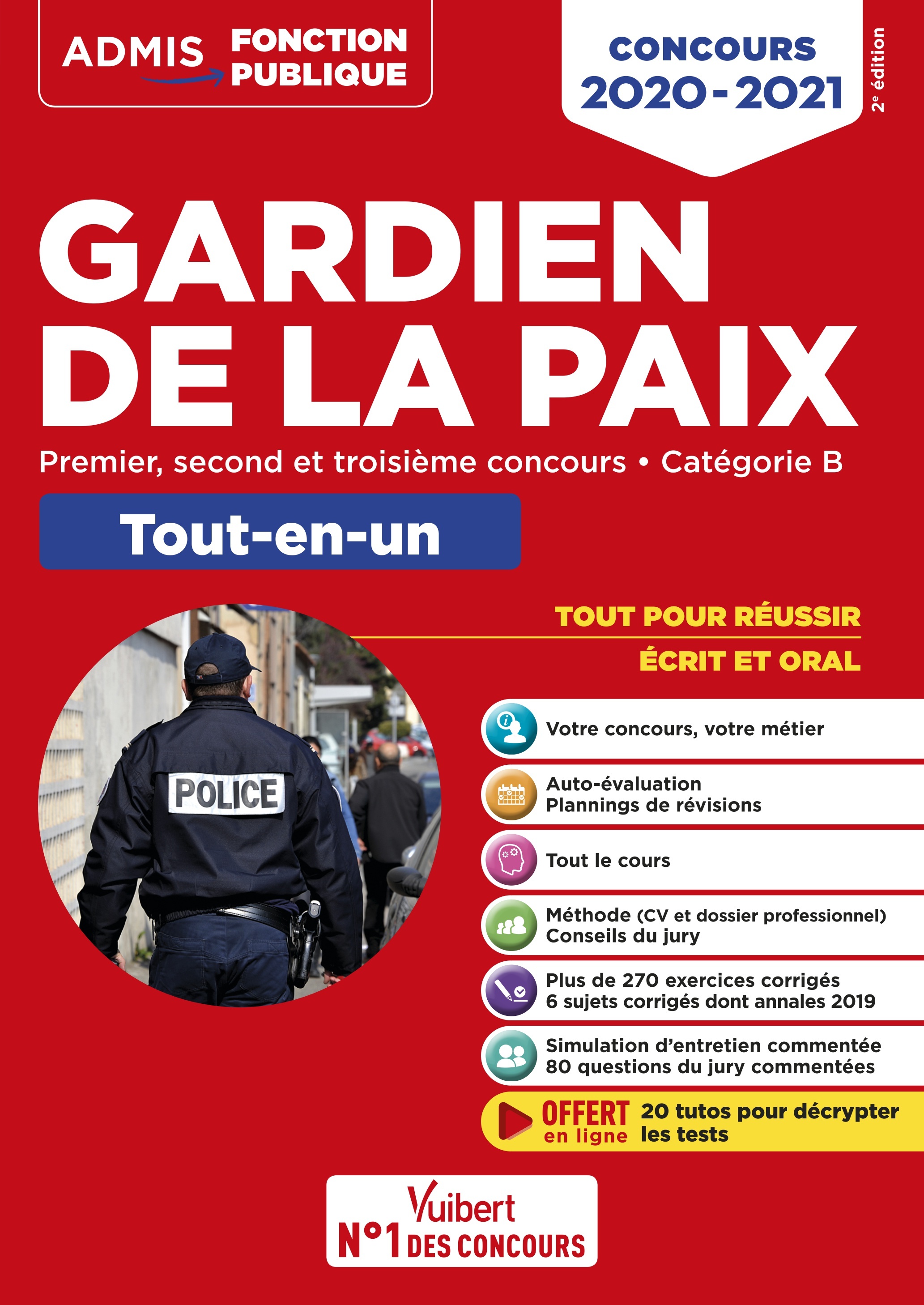 Concours Gardien de la paix - Catégorie B - Admis - Tout-en-un - François Lavedan - VUIBERT