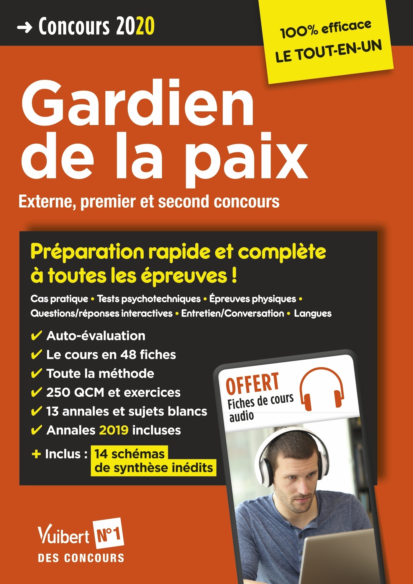 Concours Gardien de la paix - Catégorie B - Préparation rapide et complète à toutes les épreuves ! - Louise Eisenstein - VUIBERT