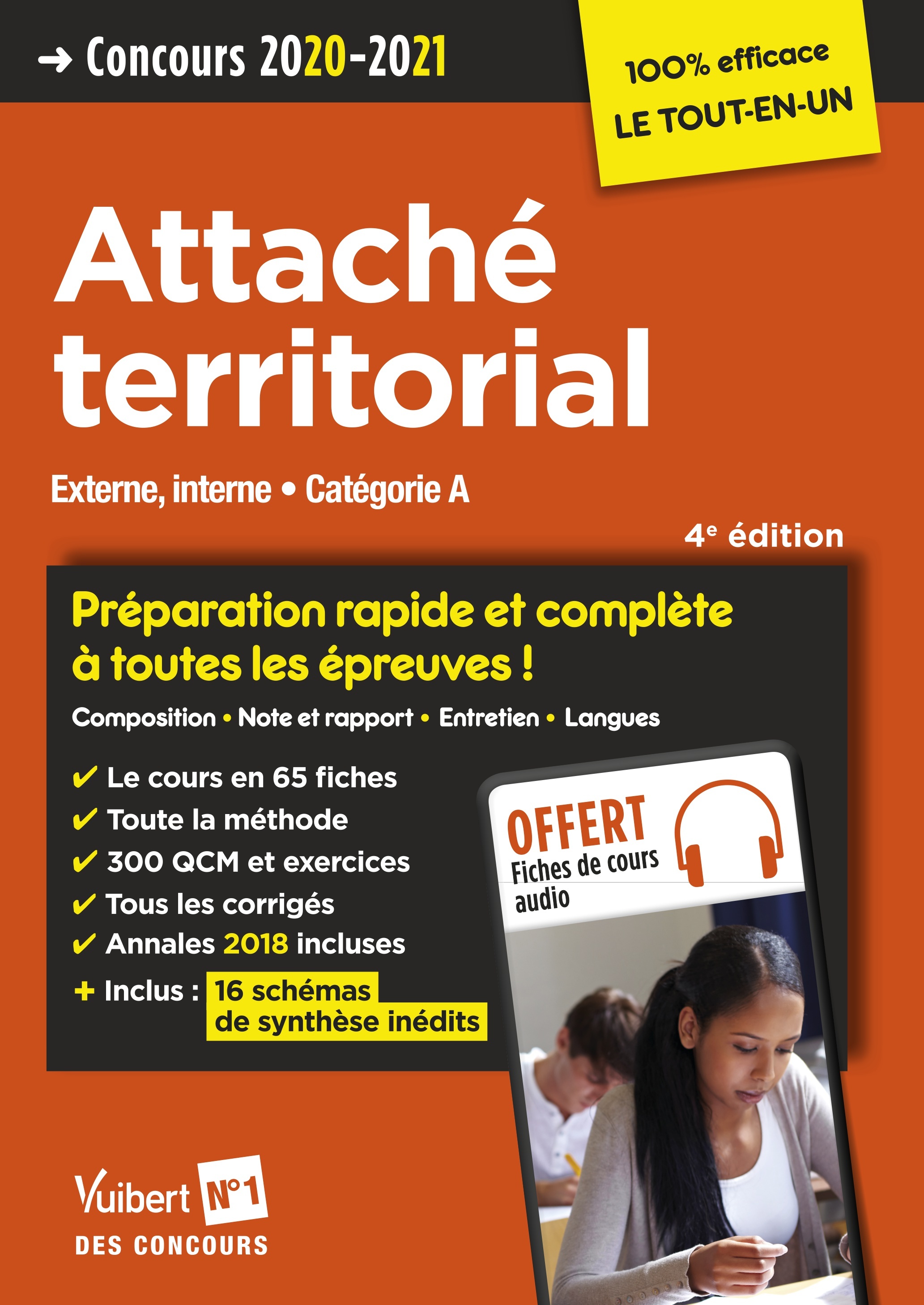 Concours Attaché territorial - Catégorie A - Préparation rapide et complète à toutes les épreuves ! - Olivier Bellégo - VUIBERT