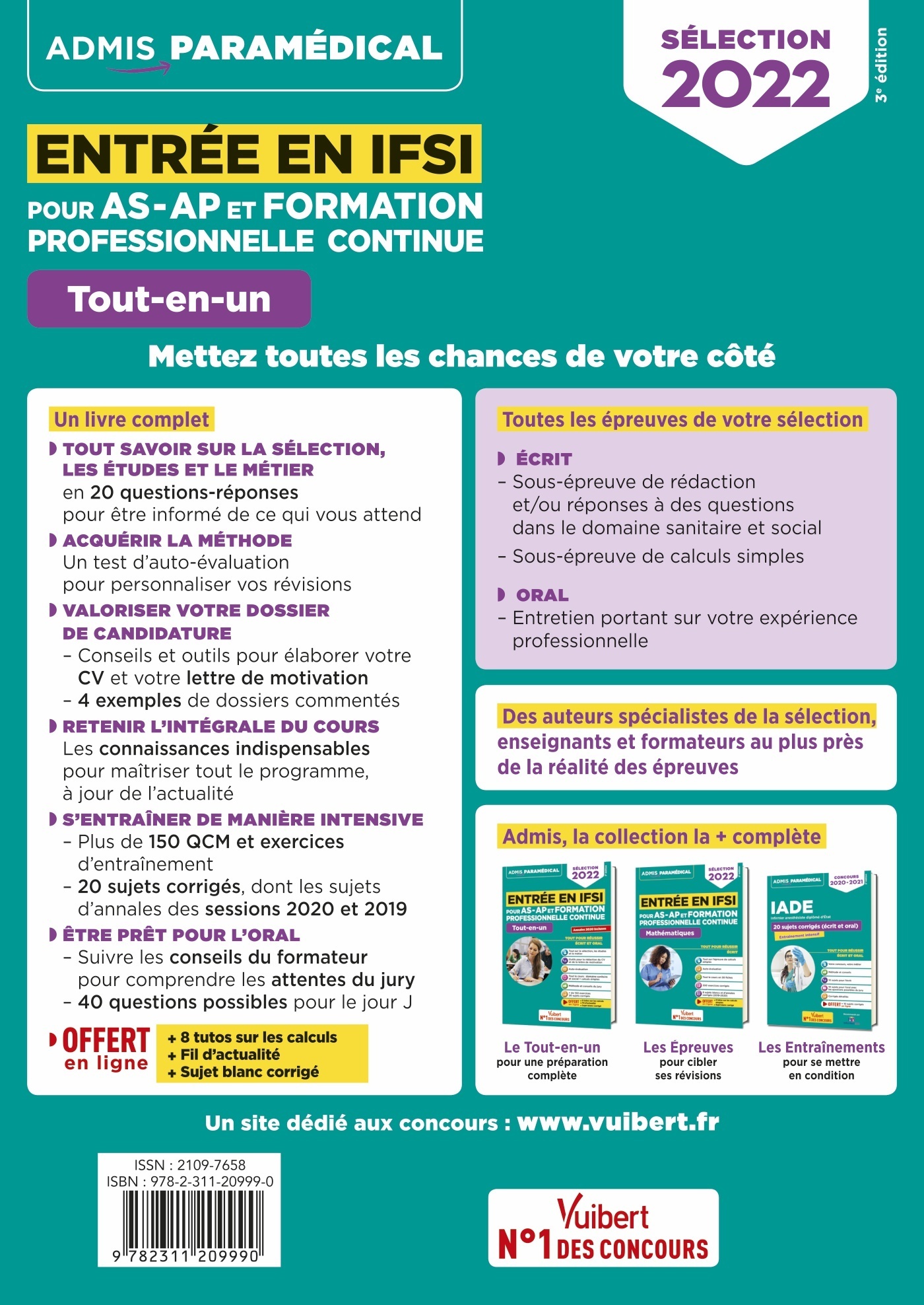 Entrée en IFSI pour AS-AP et formation professionnelle continue (FPC) - Isabelle Bisutti - VUIBERT