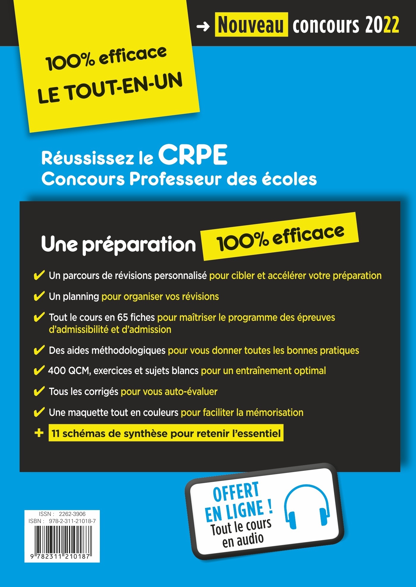 CRPE - Concours Professeur des écoles - Préparation rapide et complète aux épreuves écrites et orales - Marc Loison - VUIBERT