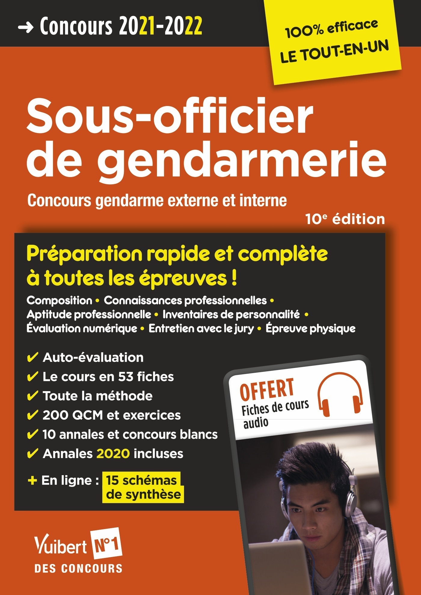 Concours Sous-officier de gendarmerie - Préparation rapide et complète à toutes les épreuves - Annales 2020 - Bernadette Lavaud - VUIBERT