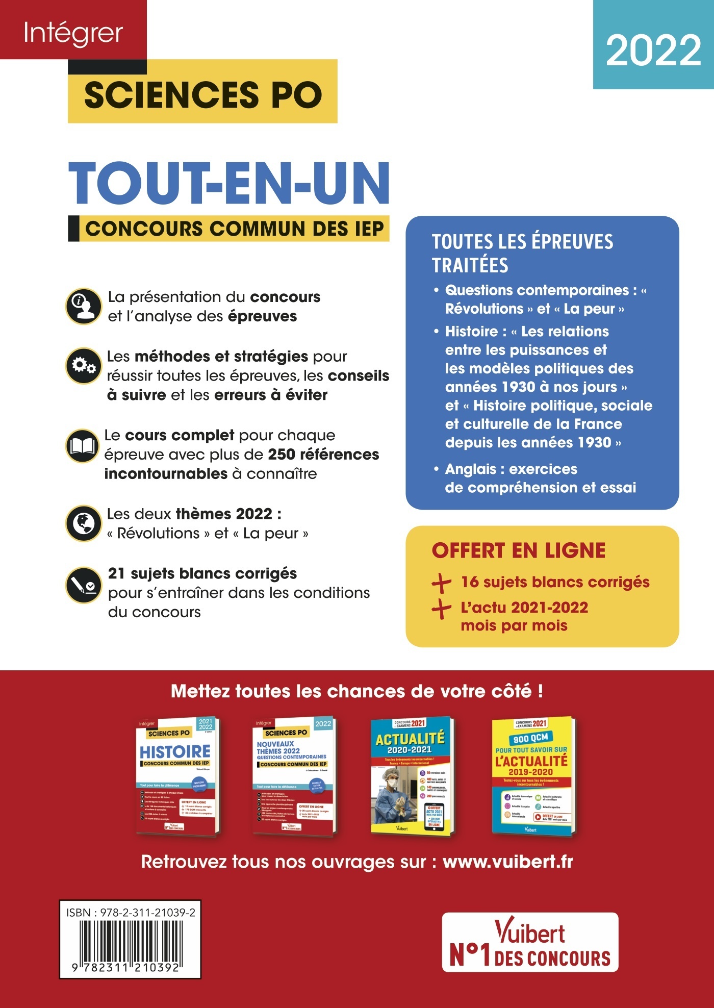 Sciences Po - Tout-en-un - Ghislain Tranié - VUIBERT