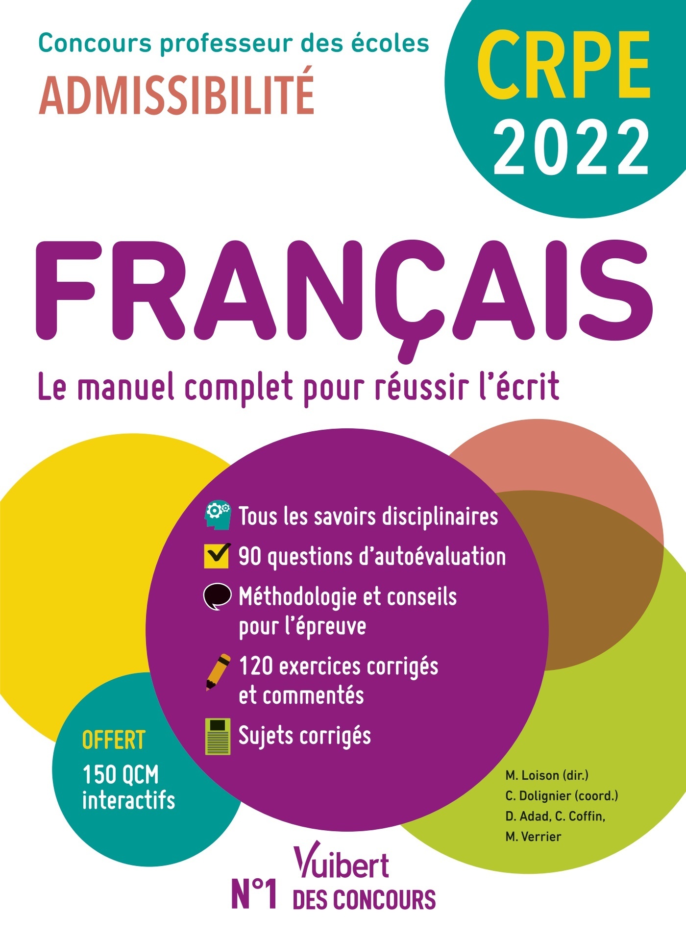 CRPE - Concours Professeur des écoles - Français - Marc Loison - VUIBERT