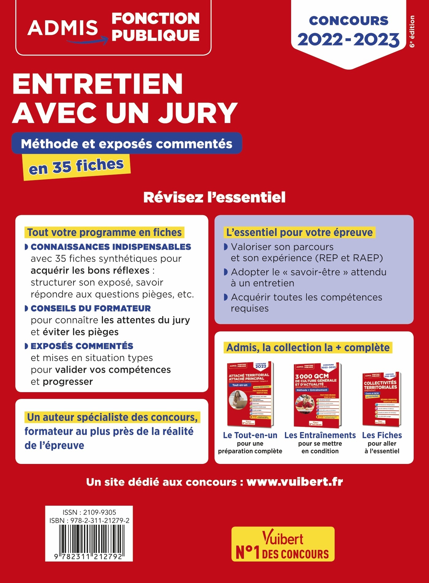 Entretien avec un jury - Concours de catégories A, B et C - Méthodes et exercices - Olivier Bellégo - VUIBERT