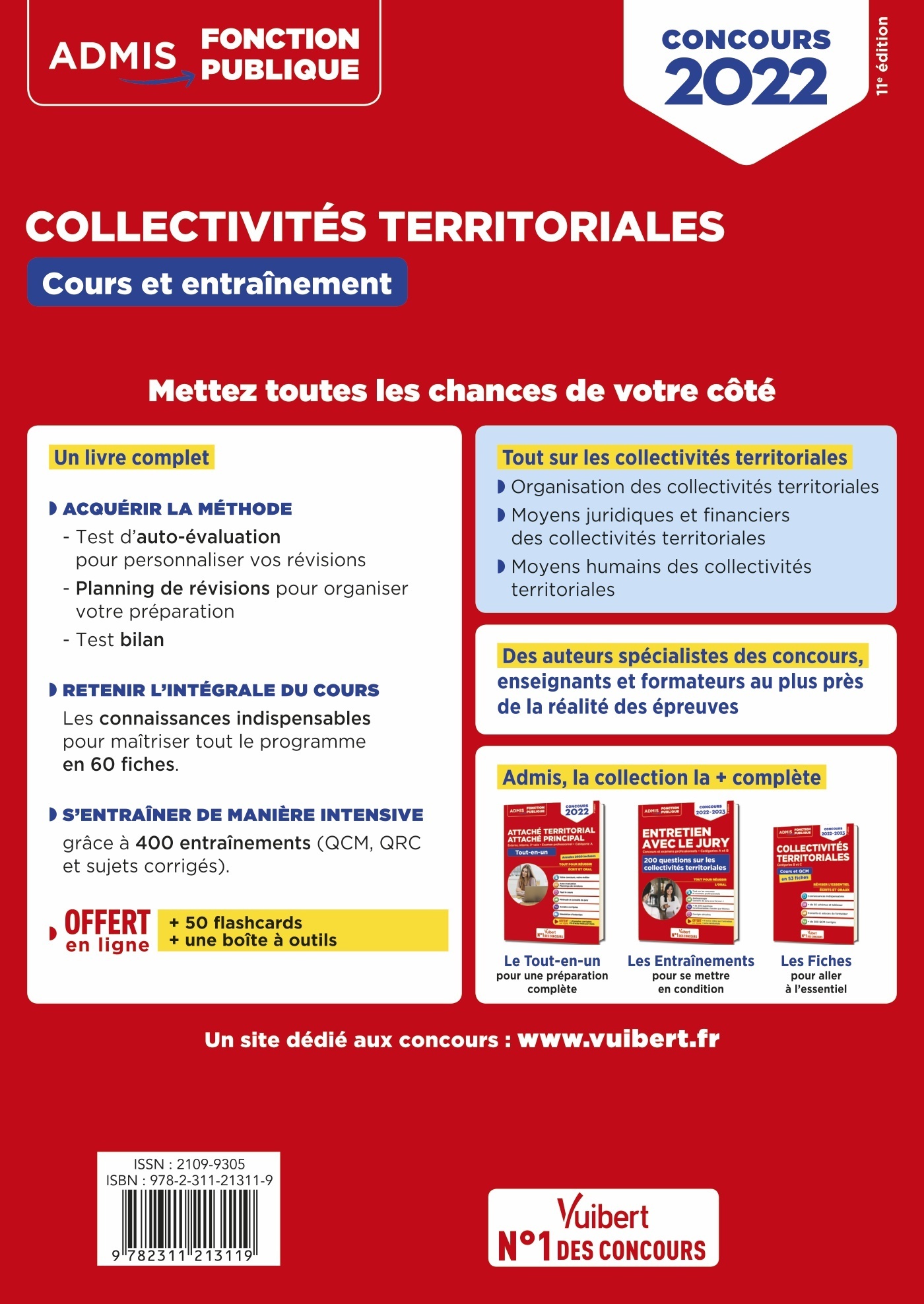 Collectivités territoriales - Tout-en-un - Ecrit + Oral - A jour des dernières réformes - PIERRE CHAPSAL - VUIBERT