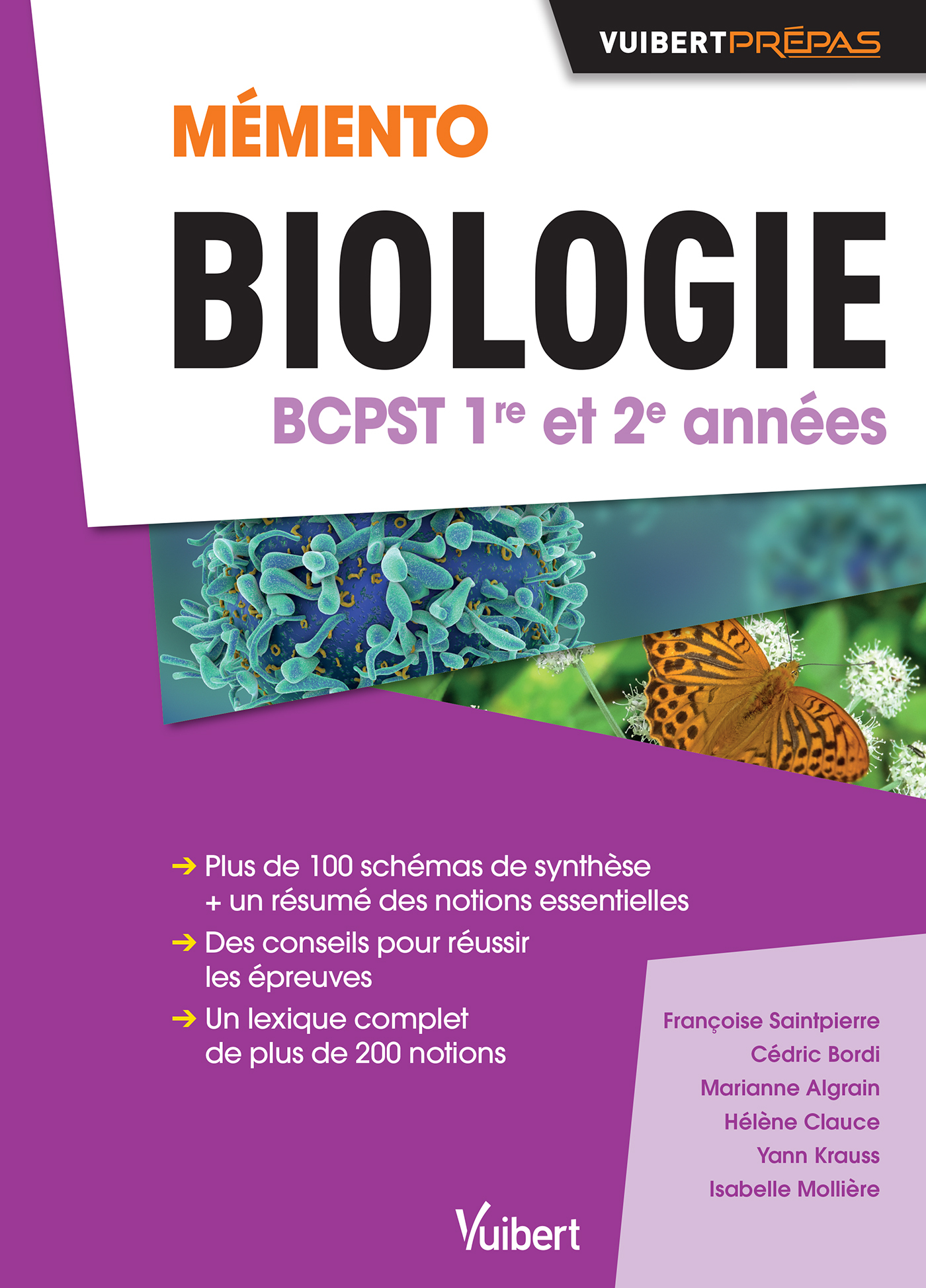 Memento de Biologie BCPST 1re et 2e années - Françoise Saintpierre - VUIBERT