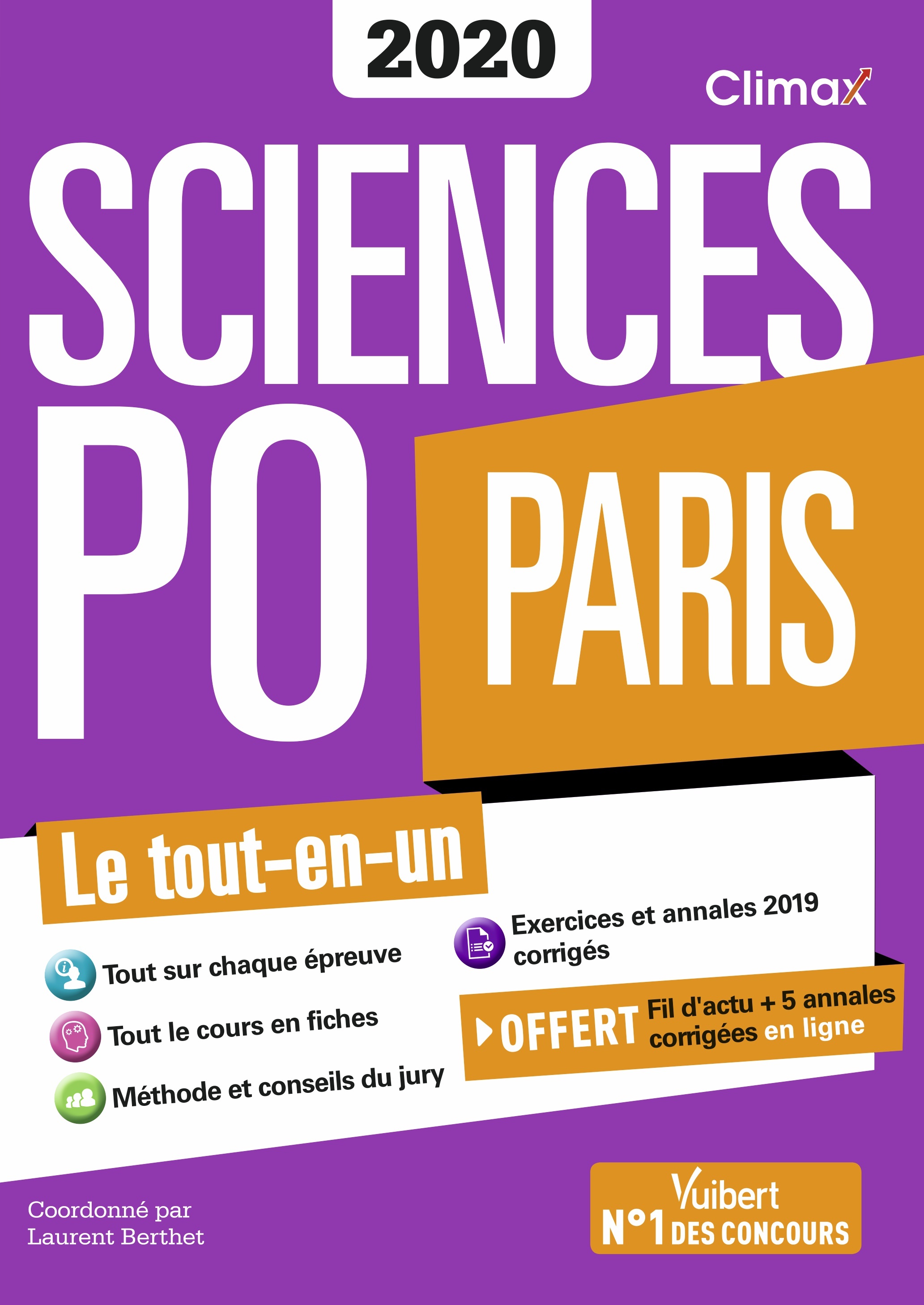 Concours Sciences Po Paris 2020-2021 - Laurent Berthet - VUIBERT