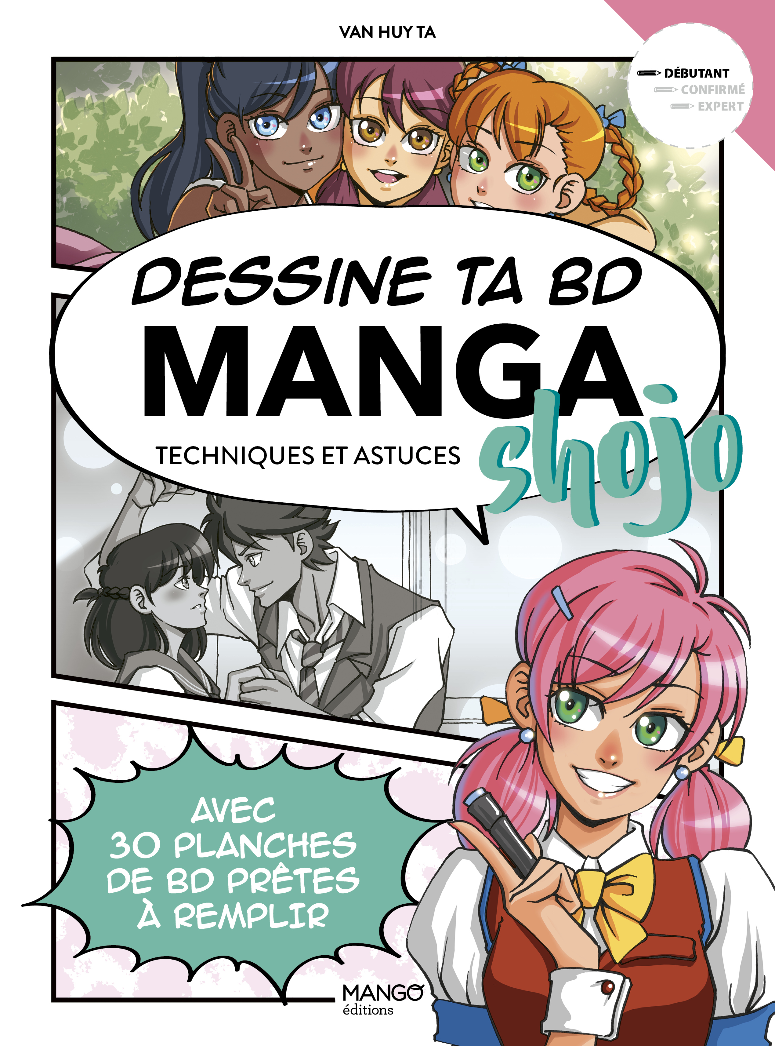 Dessine ta BD manga shojo - Van Huy Ta - MANGO