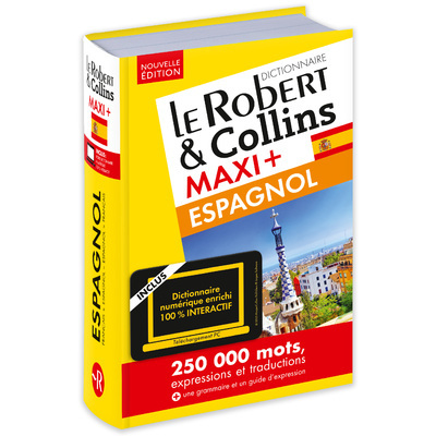 Le Robert & Collins Maxi+ espagnol + Carte téléchargement NE - Collectif Collectif - LE ROBERT