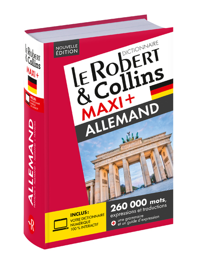 Robert & Collins Maxi+ allemand + Carte téléchargement NE - Collectif Collectif - LE ROBERT