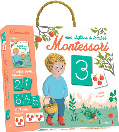 Coffret Montessori - Mes chiffres à toucher - Céline Santini - GRUND