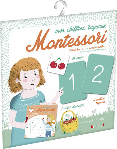 Mes chiffres rugueux Montessori - Céline Santini - GRUND