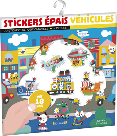 Stickers épais - Véhicules - Estelle Tchatcha - GRUND