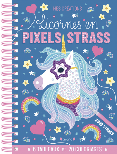 Licornes en pixels strass - Sophie Rohrbach - GRUND