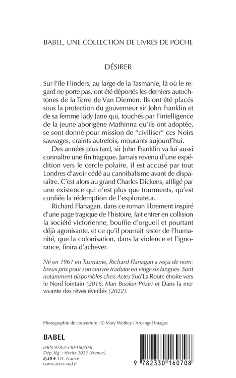 Désirer - Richard Flanagan - ACTES SUD