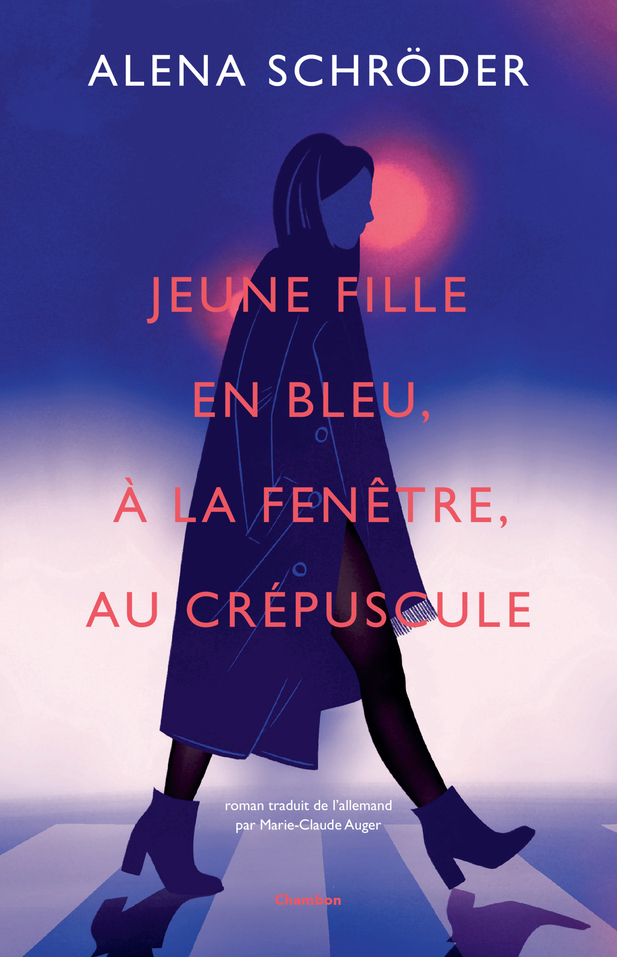 Jeune fille en bleu, à la fenêtre, au crépuscule - Alena Schröder - ED. J. CHAMBON