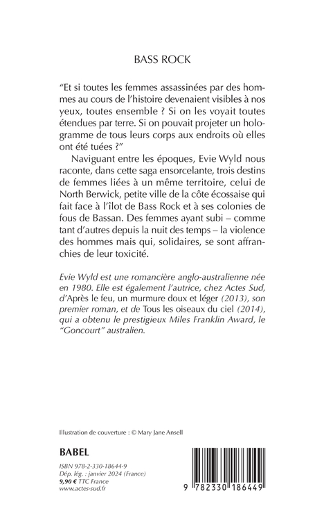 Bass Rock - Evie Wyld - ACTES SUD