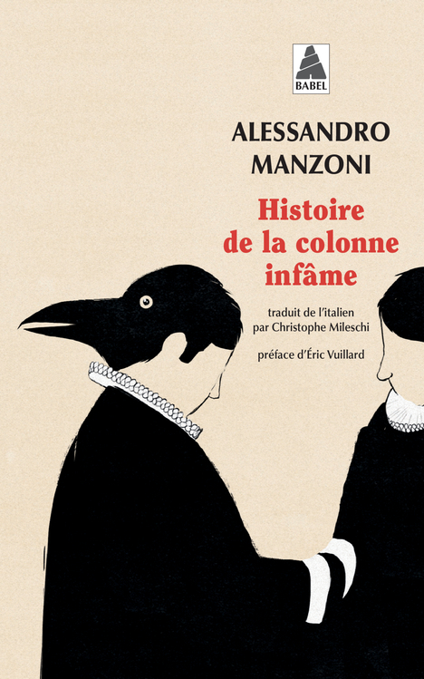 Histoire de la colonne infâme - Alessandro Manzoni - ACTES SUD