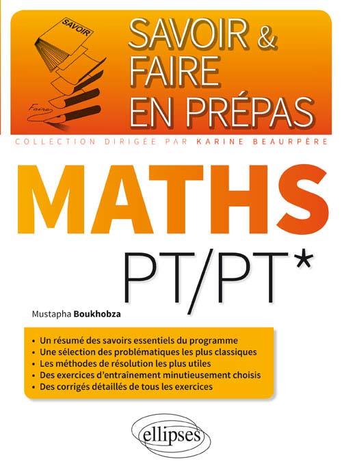 Mathématiques PT - Mustapha Boukhobza - ELLIPSES