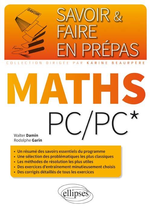 Maths PC/PC* - Walter Damin - ELLIPSES