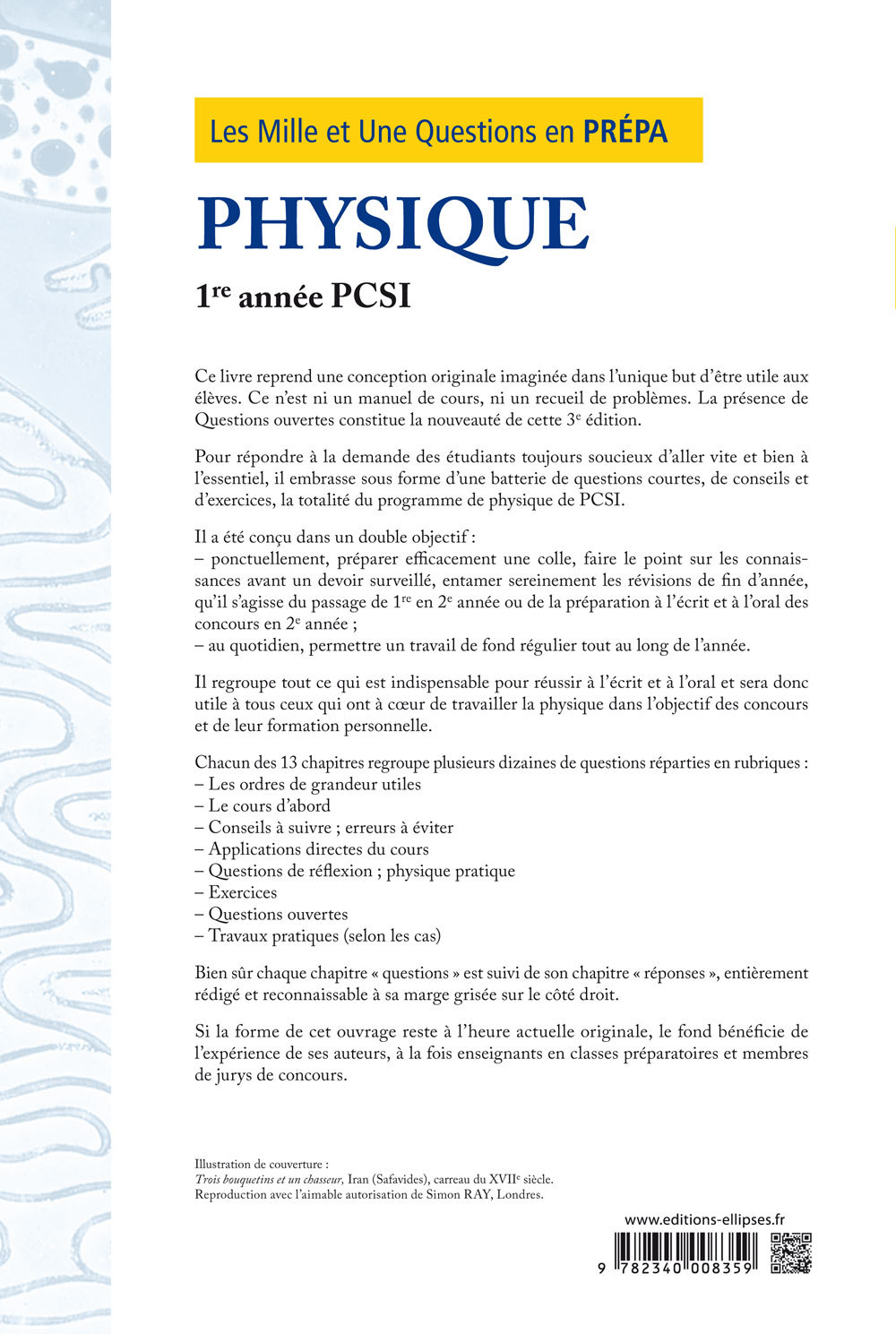 Les 1001 questions de la physique en prépa - 1re année PCSI - 3e édition actualisée - Christian Garing - ELLIPSES