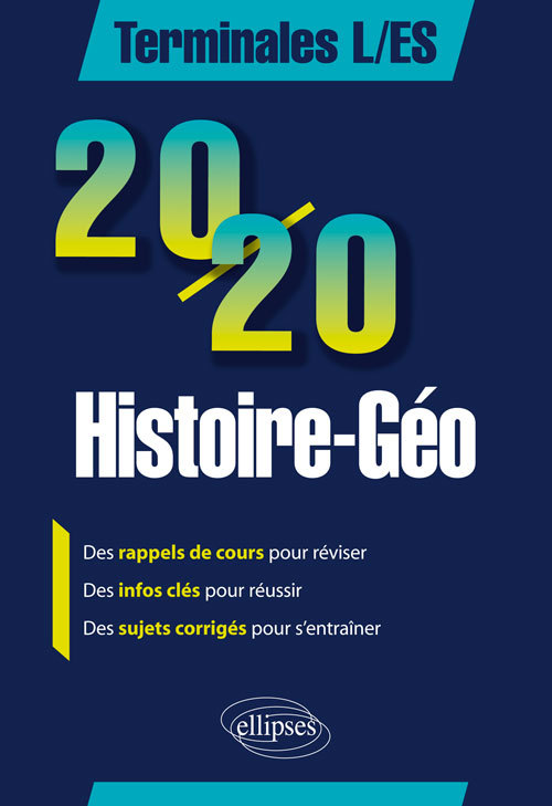 20/20 en histoire-géographie - Terminales L et ES - Didier Seel - ELLIPSES