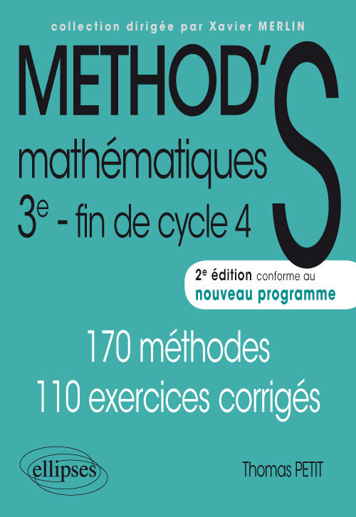 Mathématiques - Troisième - 2e édition conforme à la réforme du collège - Thomas Petit - ELLIPSES