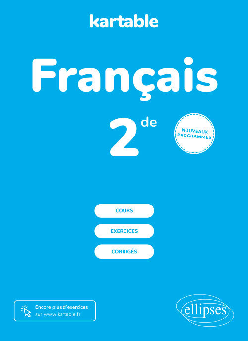 Français - Seconde - nouveaux programmes - L'ECOLE-SUR-INTERNET KARTABLE - L'école sur internet - ELLIPSES