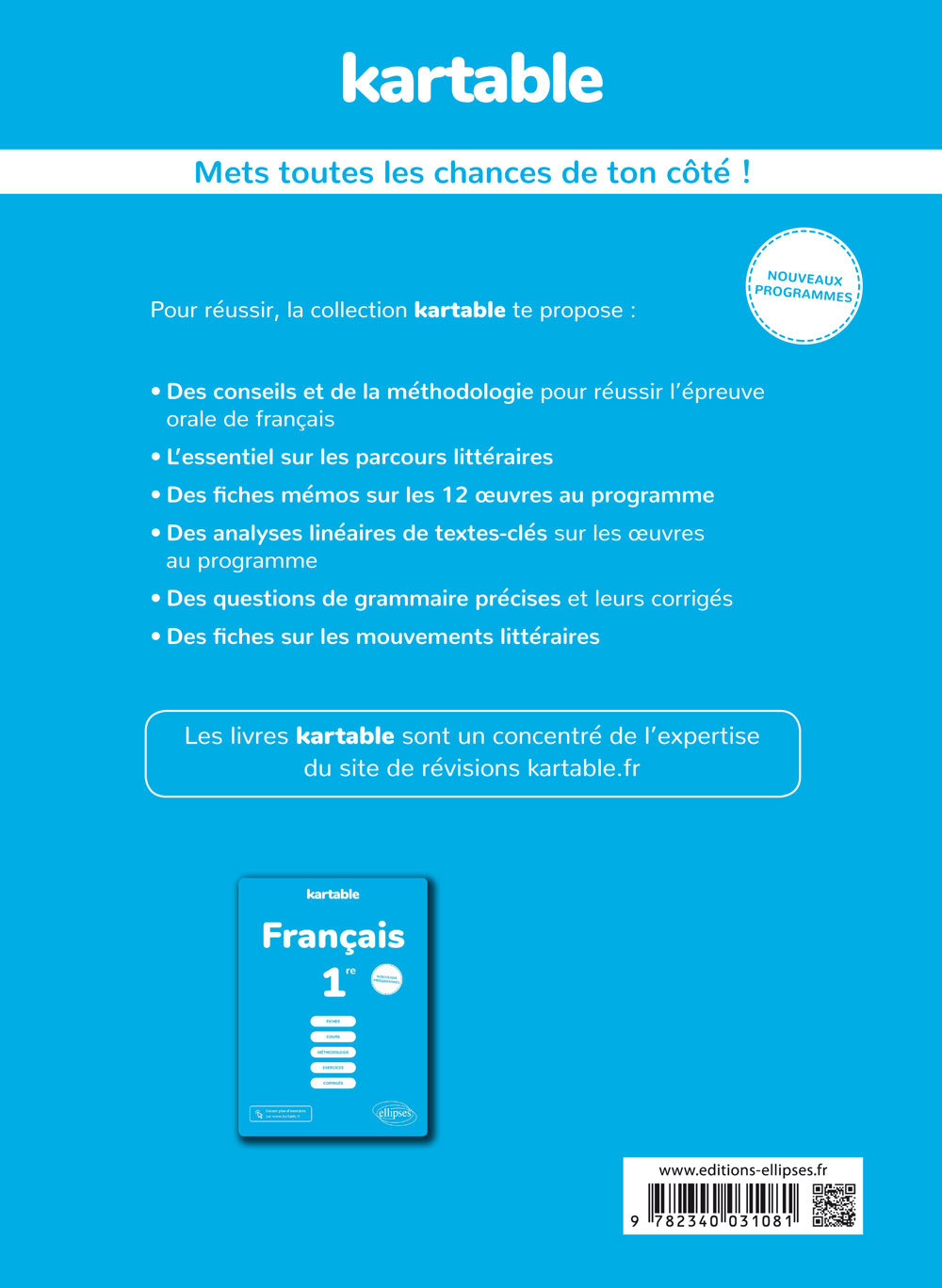 L'oral de français - Première - nouveaux programmes - L'ECOLE-SUR-INTERNET KARTABLE - L'école sur internet - ELLIPSES