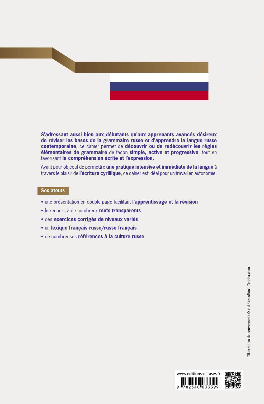 Cahier de grammaire pratique du russe A1>B1+ - Didier Dupuy - ELLIPSES