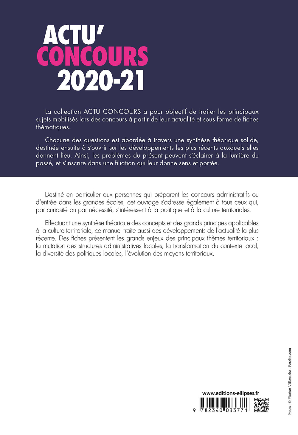 Culture territoriale 2020-2021 - Cours et QCM - Marine Derkenne - ELLIPSES