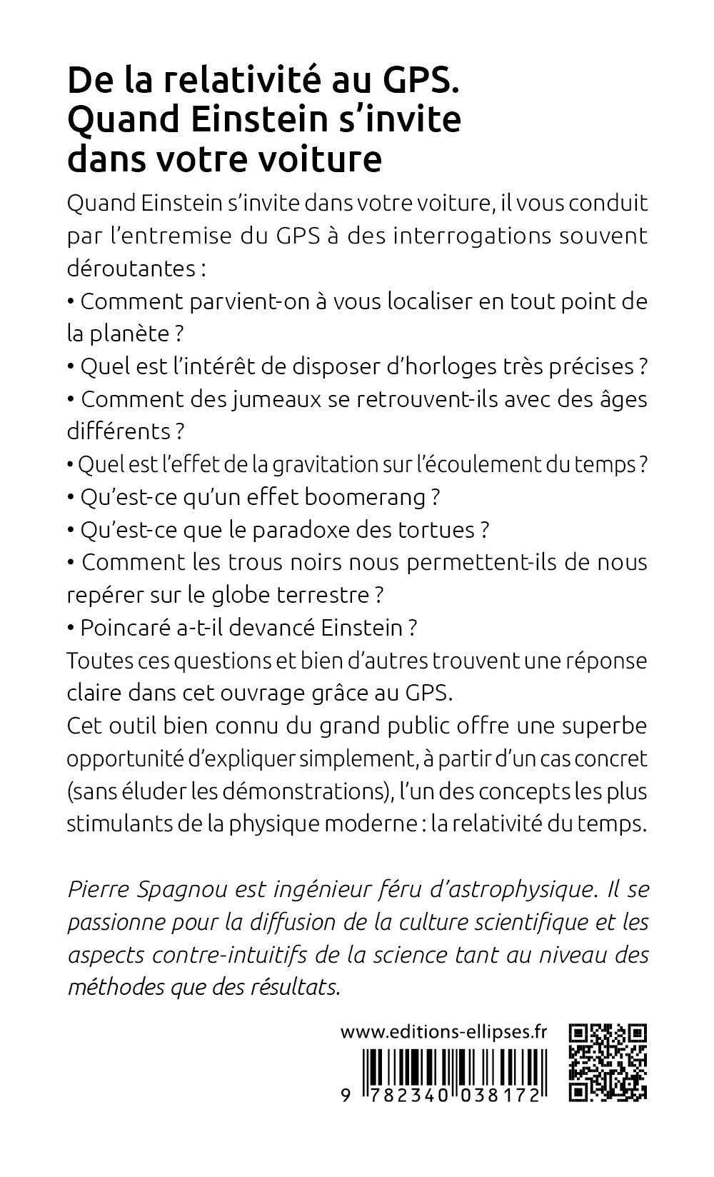De la relativité au GPS. Quand Einstein s'invite dans votre voiture - Pierre Spagnou - ELLIPSES