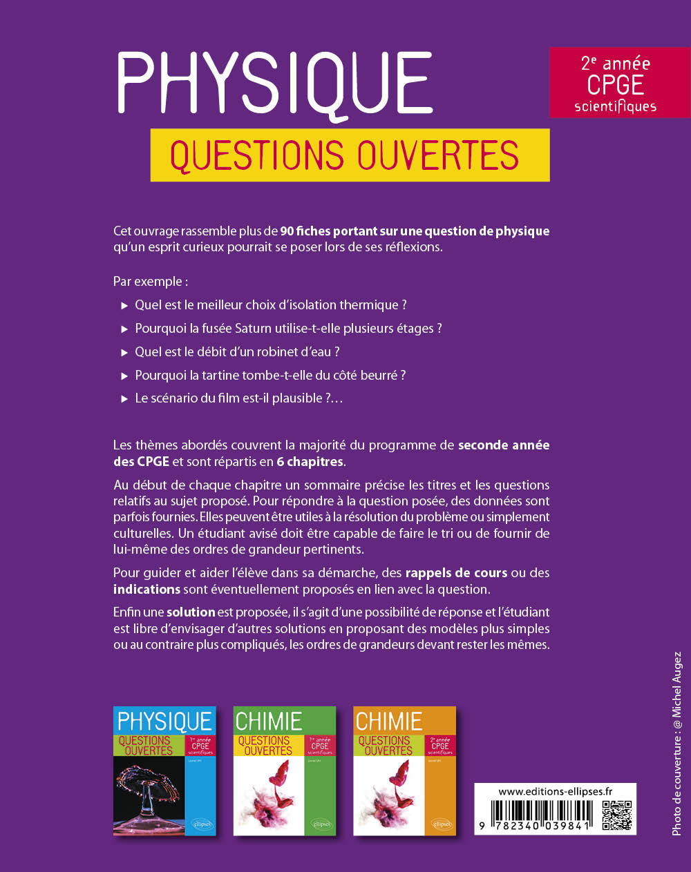 Physique - Questions ouvertes - 2e année de CPGE scientifiques - Lionel Uhl - ELLIPSES