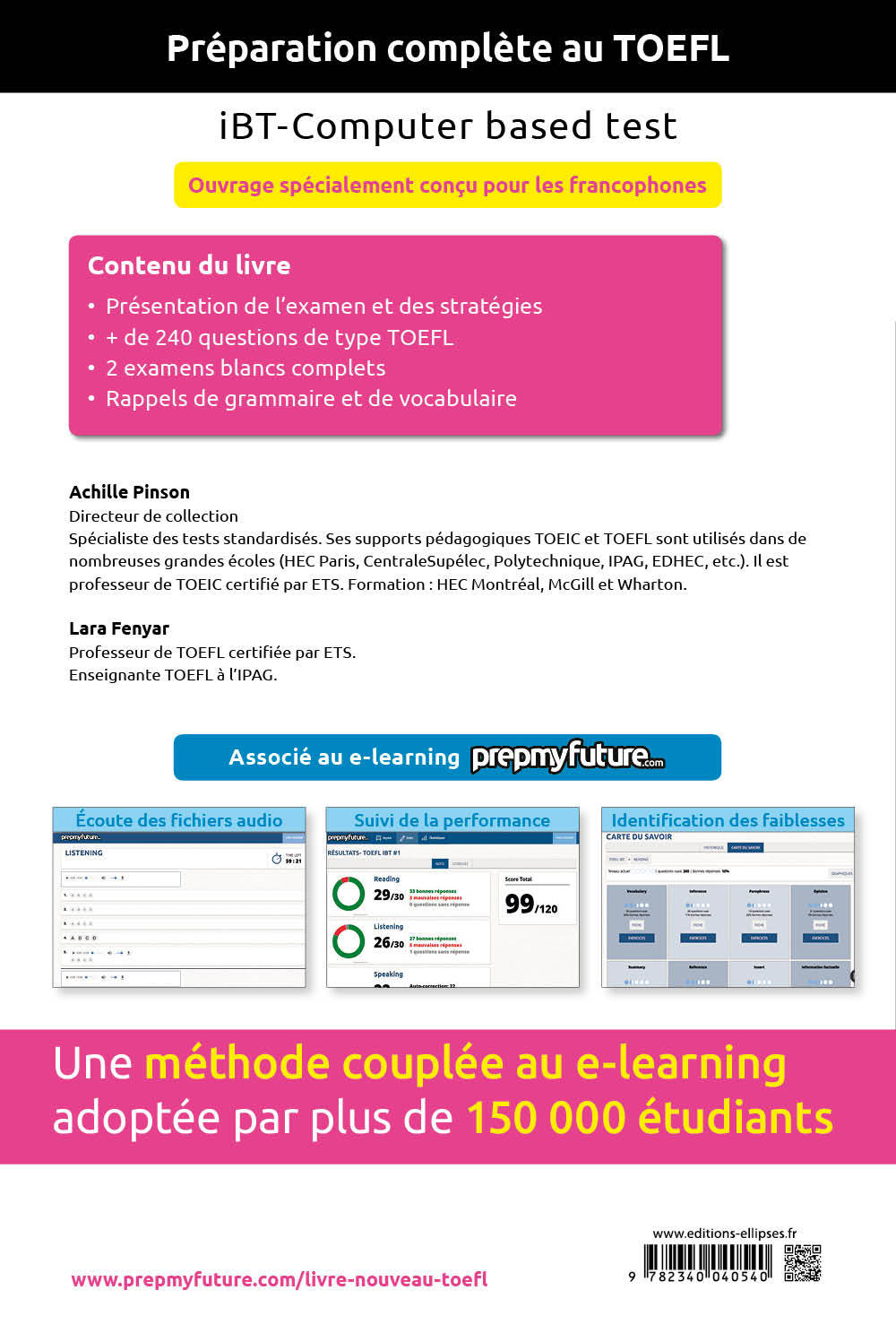 200% TOEFL IBT - 5e édition 2021 - Lara Fenyar - ELLIPSES