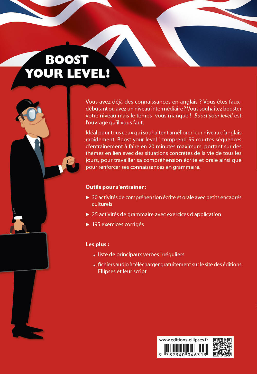 Boost your level! Améliorez votre anglais en 20 minutes par jour ! (A2-B1) (avec fichiers audio) - Magali Rodet - ELLIPSES