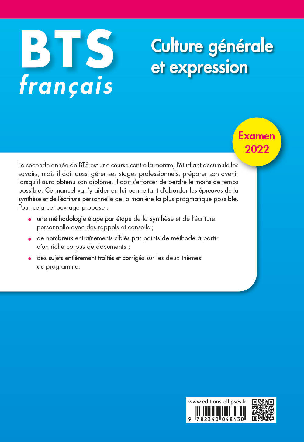 BTS tout en un méthodes et entraînements - 1. Dans ma maison. 2. De la musique avant toute chose ? - Culture générale et expression. Examen 2022 - Agnès Felten - ELLIPSES