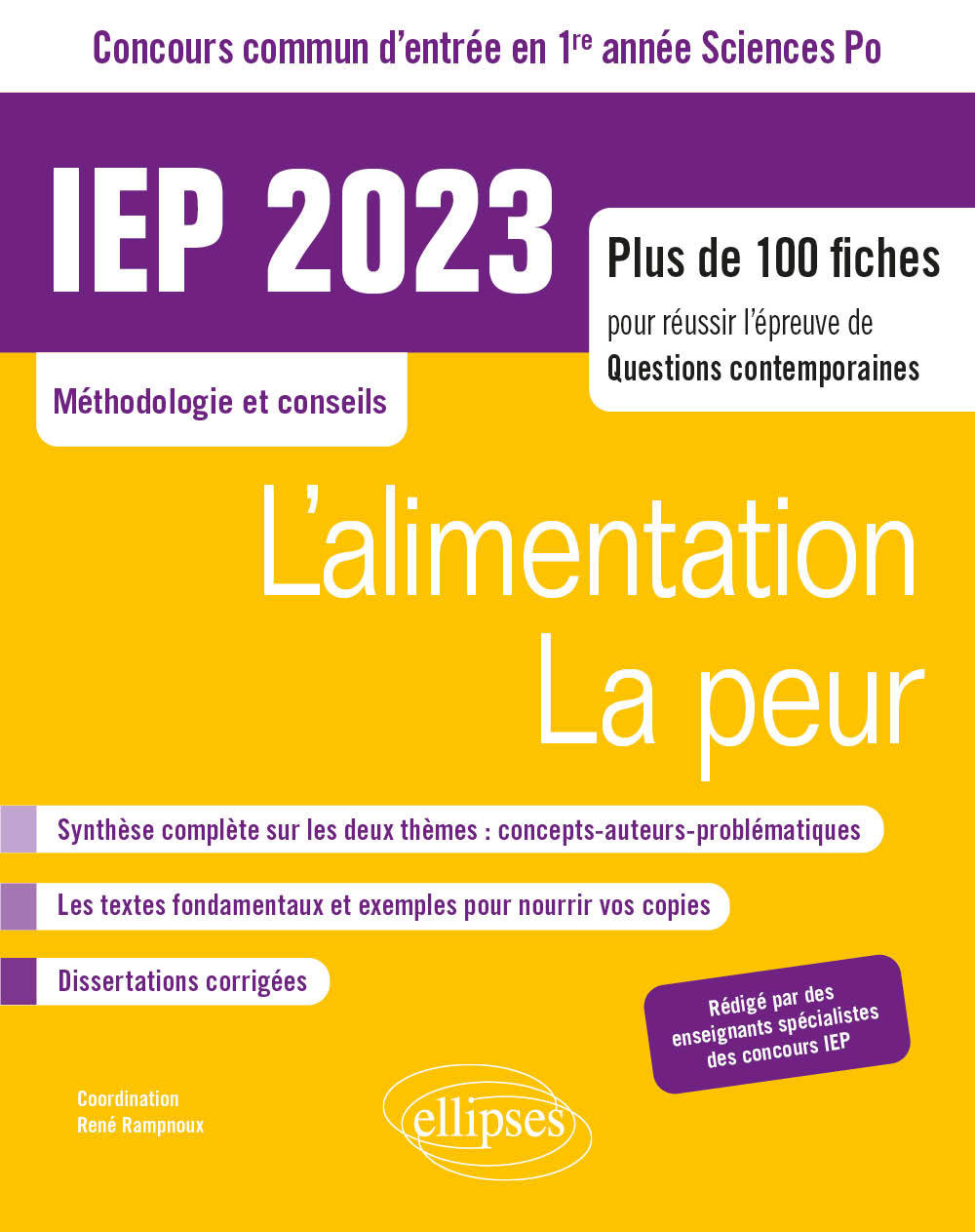 Concours commun IEP 2023 - René Rampnoux - ELLIPSES