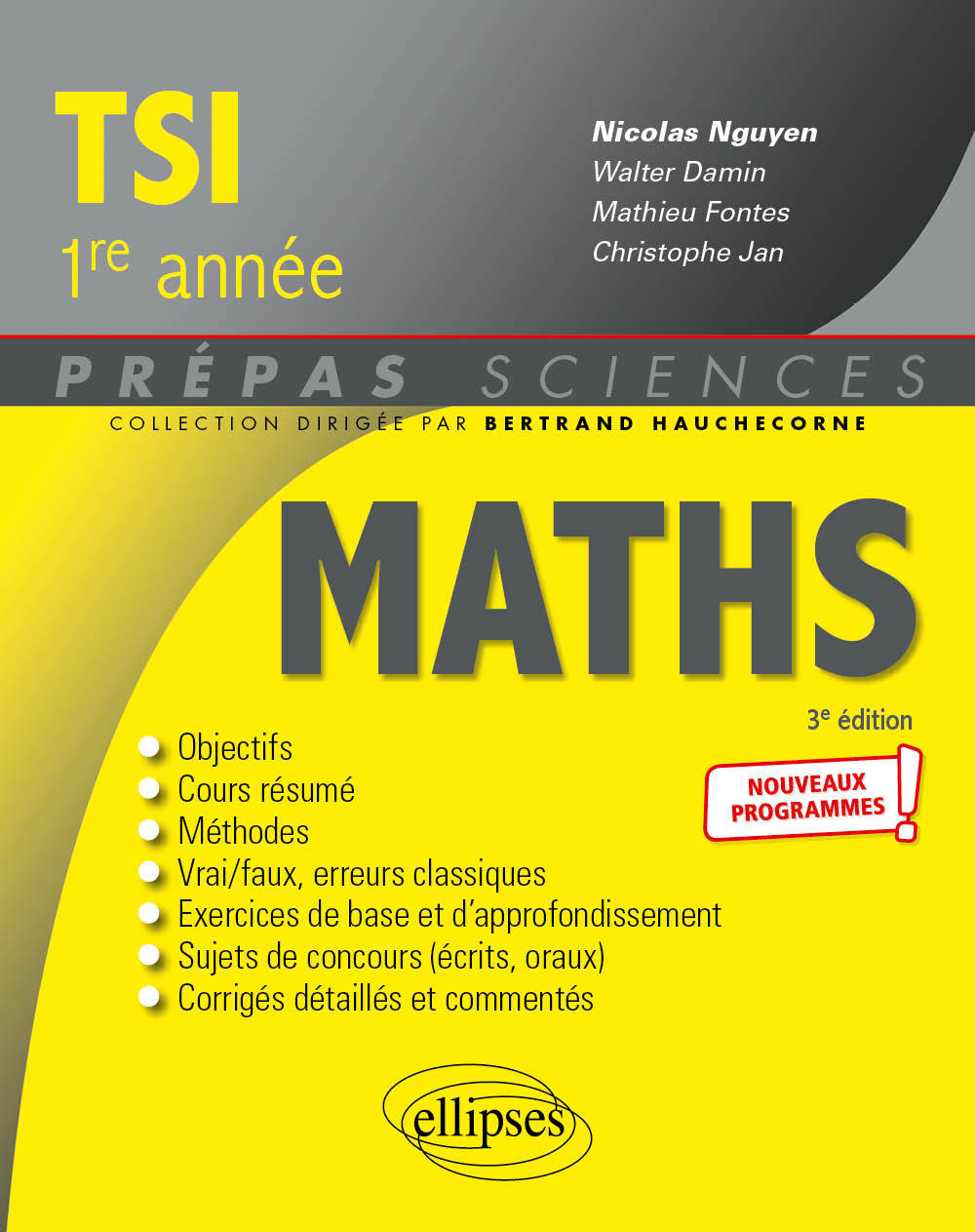 Mathématiques TSI-1 - Programme 2021 - Nicolas Nguyen - ELLIPSES